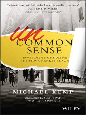 Uncommon Sense - ebook